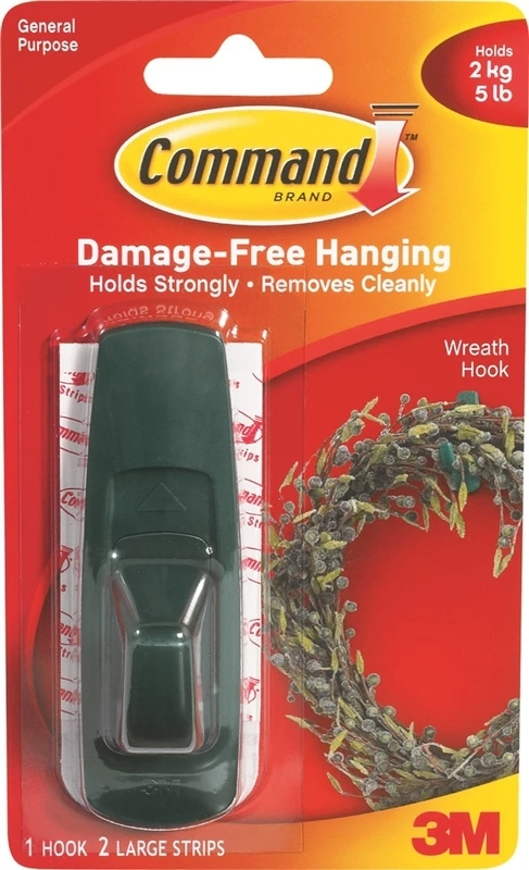 3M Command Large Green Hook 3 3M Command Large Green Hook