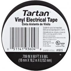 3M Tartan Electrical Tape 3/4" x 60' - Vinyl