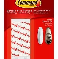 3M Command Large Refill Strips - 6 Pack