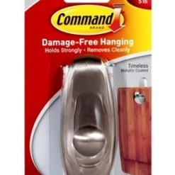 Command Timeless Large Hook - Brushed Nickel 7 Command Timeless Large Hook - Brushed Nickel -Home Improvement Sales Shop 3793834 3 1