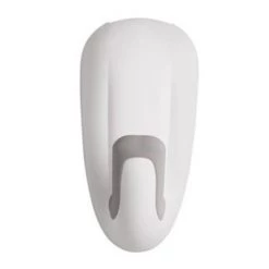 3M Command Large Bathroom Hook with Water-Resistant Strips, White