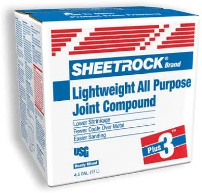 US Gypsum Sheetrock Brand Plus 3 Joint Compound - 4.5 Gallon 4 US Gypsum Sheetrock Brand Plus 3 Joint Compound - 4.5 Gallon - Image 2