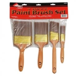 Linzer Deluxe Polyester Brush Set, 4 Pc.