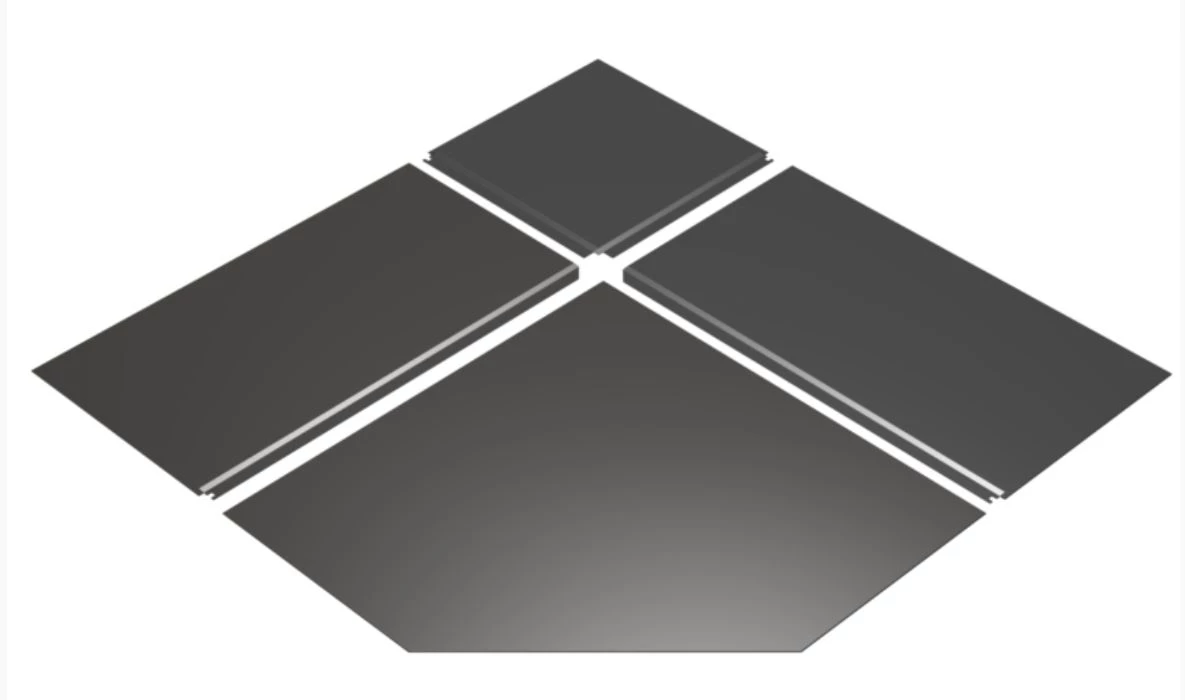 Drolet 54'' Corner Hearth Pad 3 Drolet 54'' Corner Hearth Pad