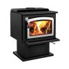 Drolet Escape 1800 Wood Stove with Brushed Nickel Door -Home Improvement Sales Shop 39860247 1
