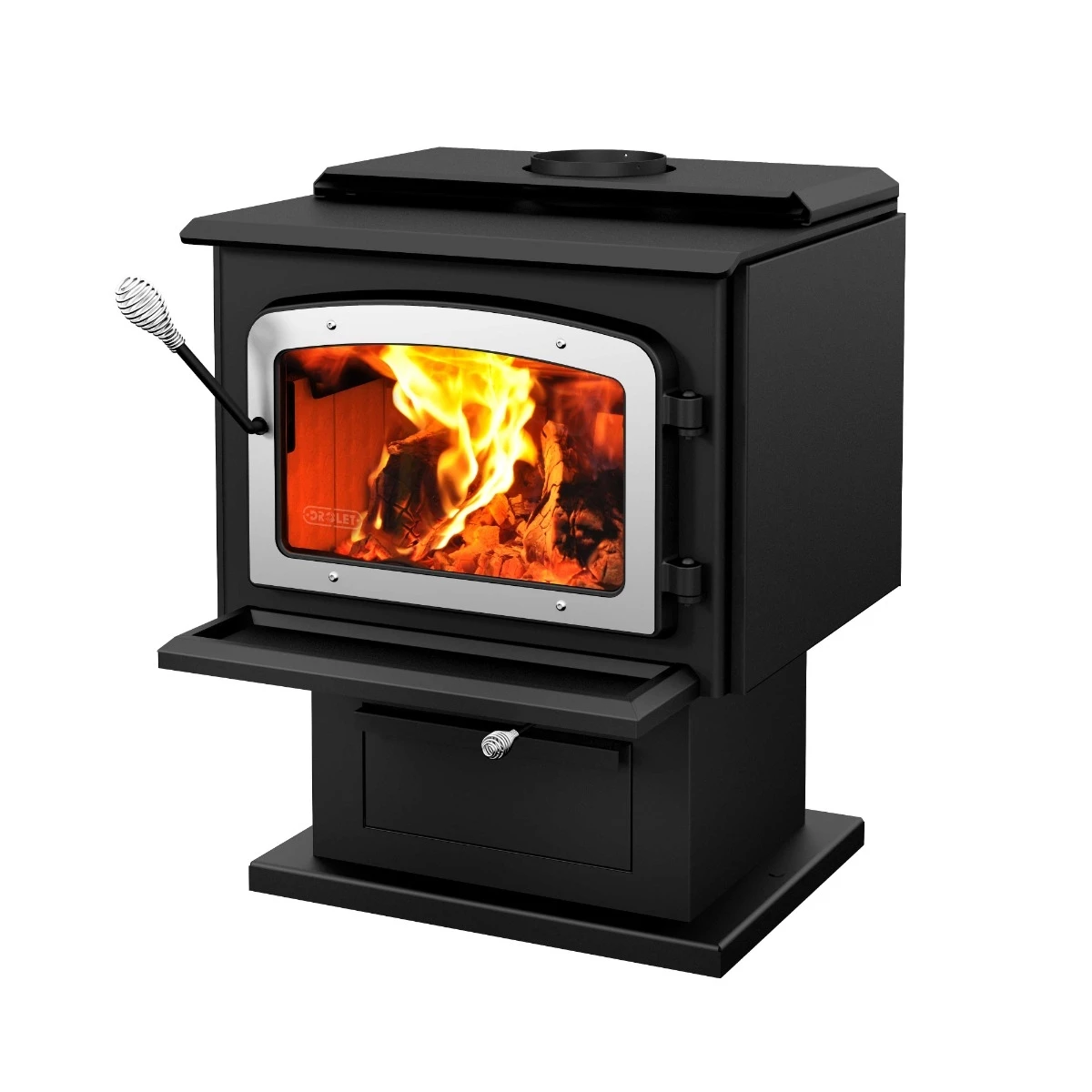 Drolet Escape 1800 Wood Stove with Brushed Nickel Door 5 Drolet Escape 1800 Wood Stove with Brushed Nickel Door - Image 3