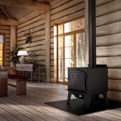 Drolet Black Stag II Wood Stove -Home Improvement Sales Shop 39860287 1