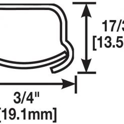Wiremold B-1 500 Series 5 ft. Metal Surface Raceway Channel, Ivory -Home Improvement Sales Shop 4070013 3