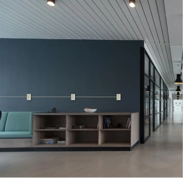 Wiremold B3 500 Series Metal Raceway, Deep Box, Ivory 5 Wiremold B3 500 Series Metal Raceway, Deep Box, Ivory - Image 3