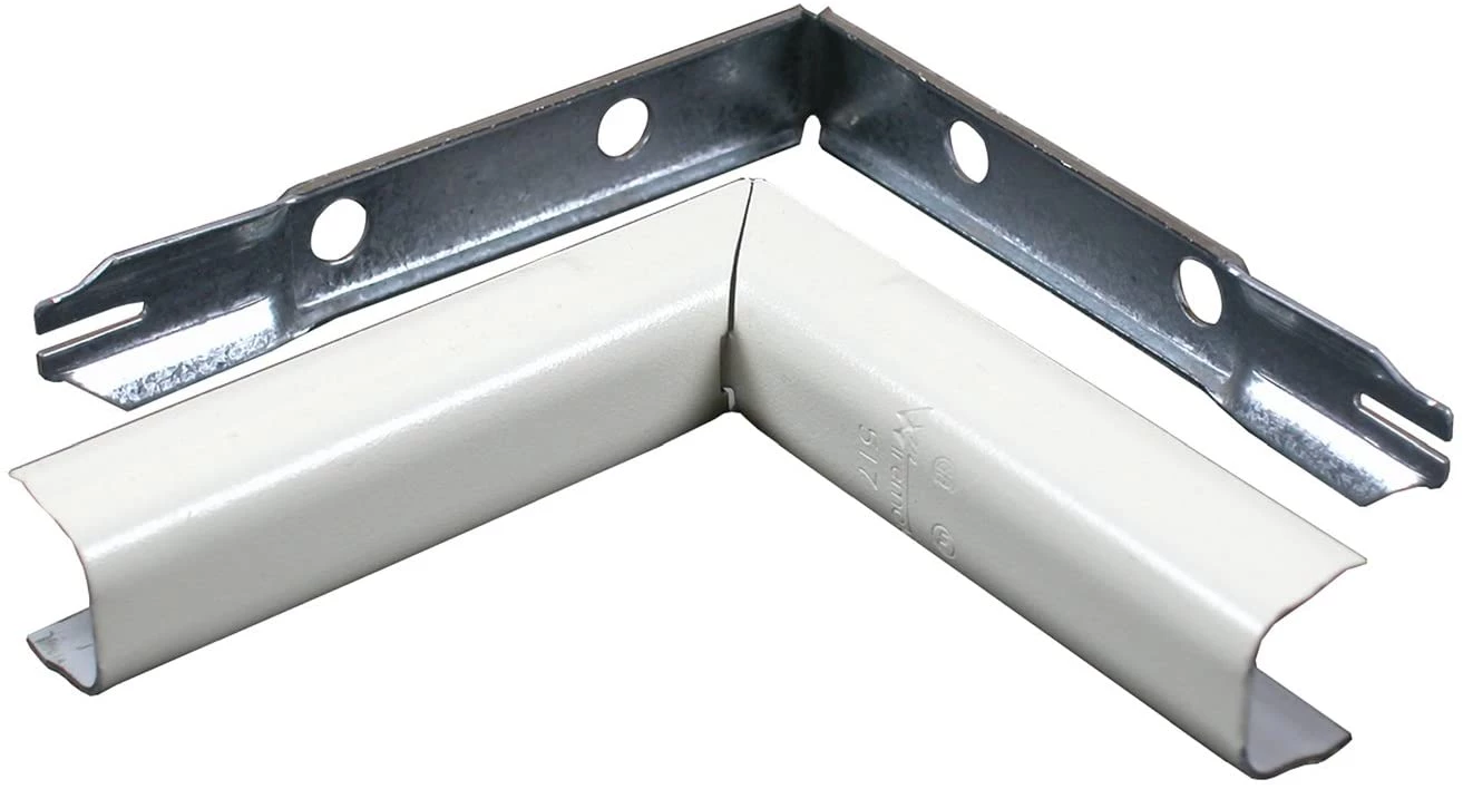 Wiremold B-7 500 Series Metal Raceway, Inside Elbow, Ivory 3 Wiremold B-7 500 Series Metal Raceway, Inside Elbow, Ivory