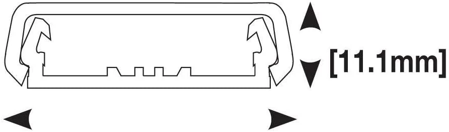 Wiremold NM1 Plastic 5 ft. Wire Channel, Ivory 5 Wiremold NM1 Plastic 5 ft. Wire Channel, Ivory - Image 3