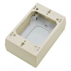 Wiremold NM35 Non Metallic Wire Series 1-3/4 in. Extra Deep Box, Ivory