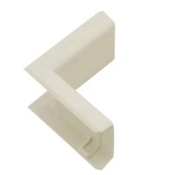 Wiremold NM7 Plastic Nonmetallic Raceway, Inside Elbow, Ivory