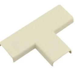 Wiremold NM11 Non-Metallic PCV Raceway T-Fitting, Ivory