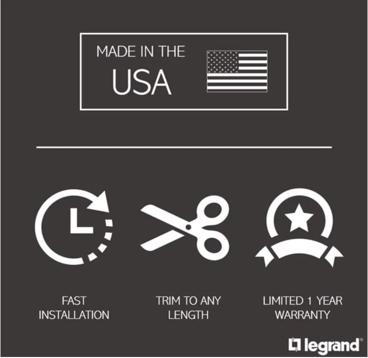 Wiremold Corduct CDI-5 5 ft. Channel Over-Floor Cord Protector 8 Wiremold Corduct CDI-5 5 ft. Channel Over-Floor Cord Protector - Image 6