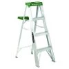 Louisville 4' Aluminium Step Ladder w/ Molded Pail Shelf -Home Improvement Sales Shop 40900005 1 1
