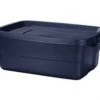 Rubbermaid Roughneck Storage Tote, Dark Indigo Metallic, 10-Gallons -Home Improvement Sales Shop 4172293