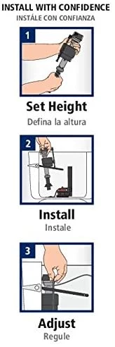 Fluidmaster Universal Toilet Fill Valve and 2 in. Toilet Flapper Repair Kit 10 Fluidmaster Universal Toilet Fill Valve and 2 in. Toilet Flapper Repair Kit - Image 8