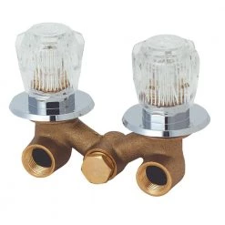 B & K Mueller Shower Stall Valves