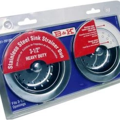 B & K Mueller Basket Sink Strainer - 2 Pack