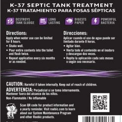 K-37 SEPTIC TANK TREATMENT - 64OZ -Home Improvement Sales Shop 4380027 1