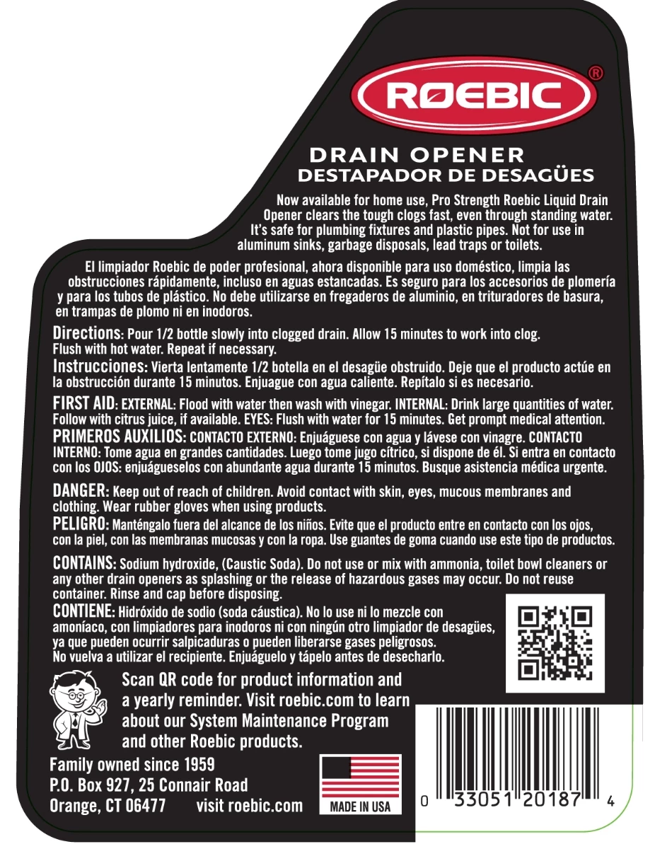 PROFESSIONAL STRENGTH CRYSTAL DRAIN OPENER - 2lb 4 PROFESSIONAL STRENGTH CRYSTAL DRAIN OPENER - 2lb - Image 2