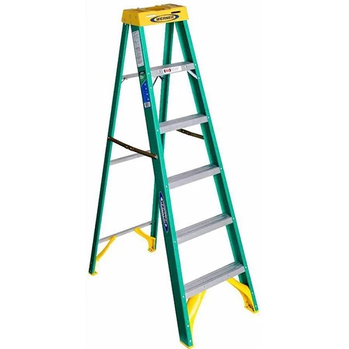 Werner 6 Ft. Type II Fiberglass Step Ladder 3 Werner 6 Ft. Type II Fiberglass Step Ladder