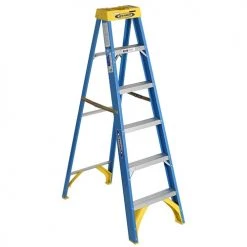 Werner 6 Ft. Type I Fiberglass Step Ladder