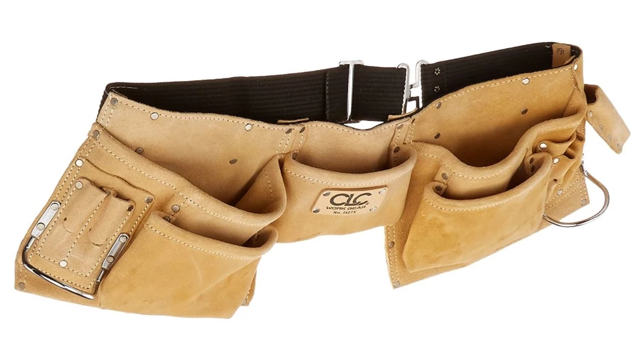 CLC 12 Pocket Heavy Duty Contractor-Grade Suede Leather Work Apron 3 CLC 12 Pocket Heavy Duty Contractor-Grade Suede Leather Work Apron