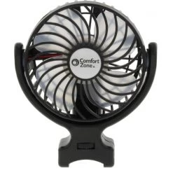 Comfort Zone 4" Rechargable Personal Fan Assorted Colors