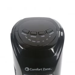 Comfort Zone 31" Tower Oscillating Fan with Remote, Black -Home Improvement Sales Shop 44570009 3 1