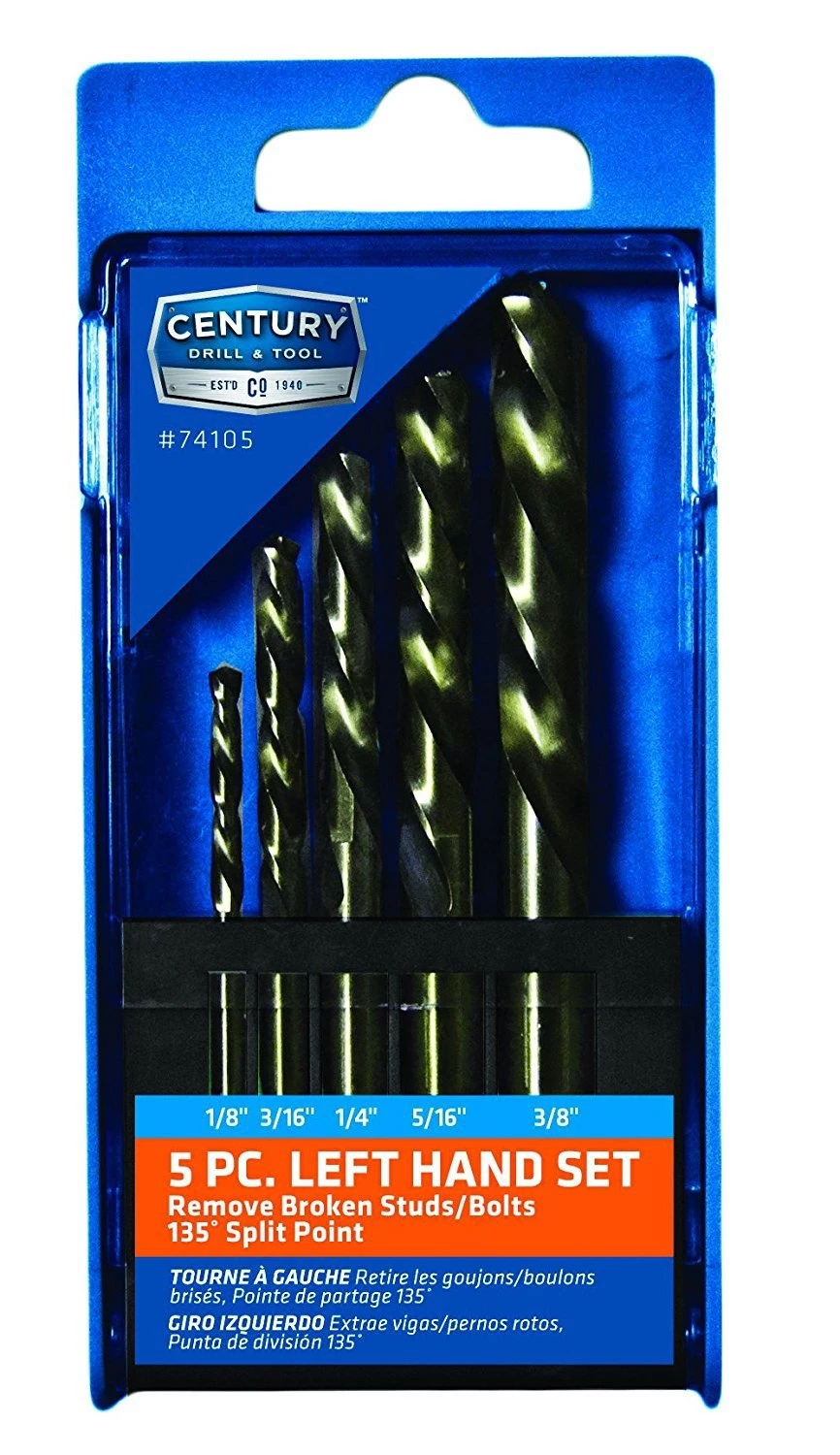 Century Left Handed Drill Set 5 Pc. 3 Century Left Handed Drill Set 5 Pc.