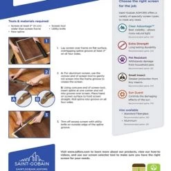 Saint Gobain Screen Tool 7 Saint Gobain Screen Tool -Home Improvement Sales Shop 460010 2 1