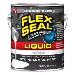 Flex Seal Liquid, White - Gallon