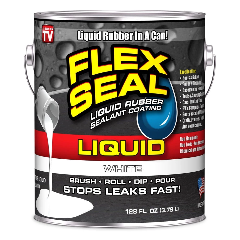 Flex Seal Liquid, White - Gallon 3 Flex Seal Liquid, White - Gallon