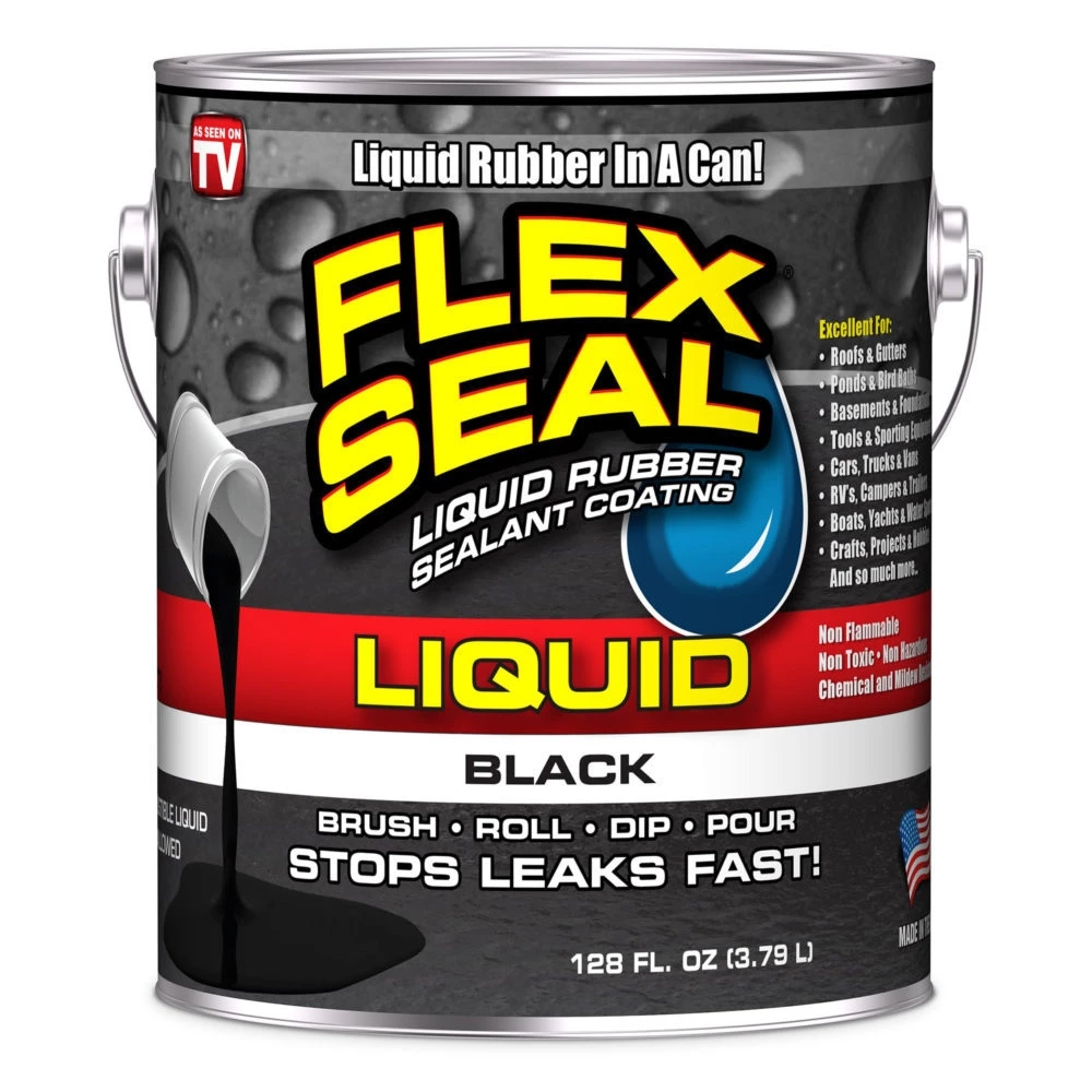 Flex Seal Liquid, Black - Gallon 3 Flex Seal Liquid, Black - Gallon