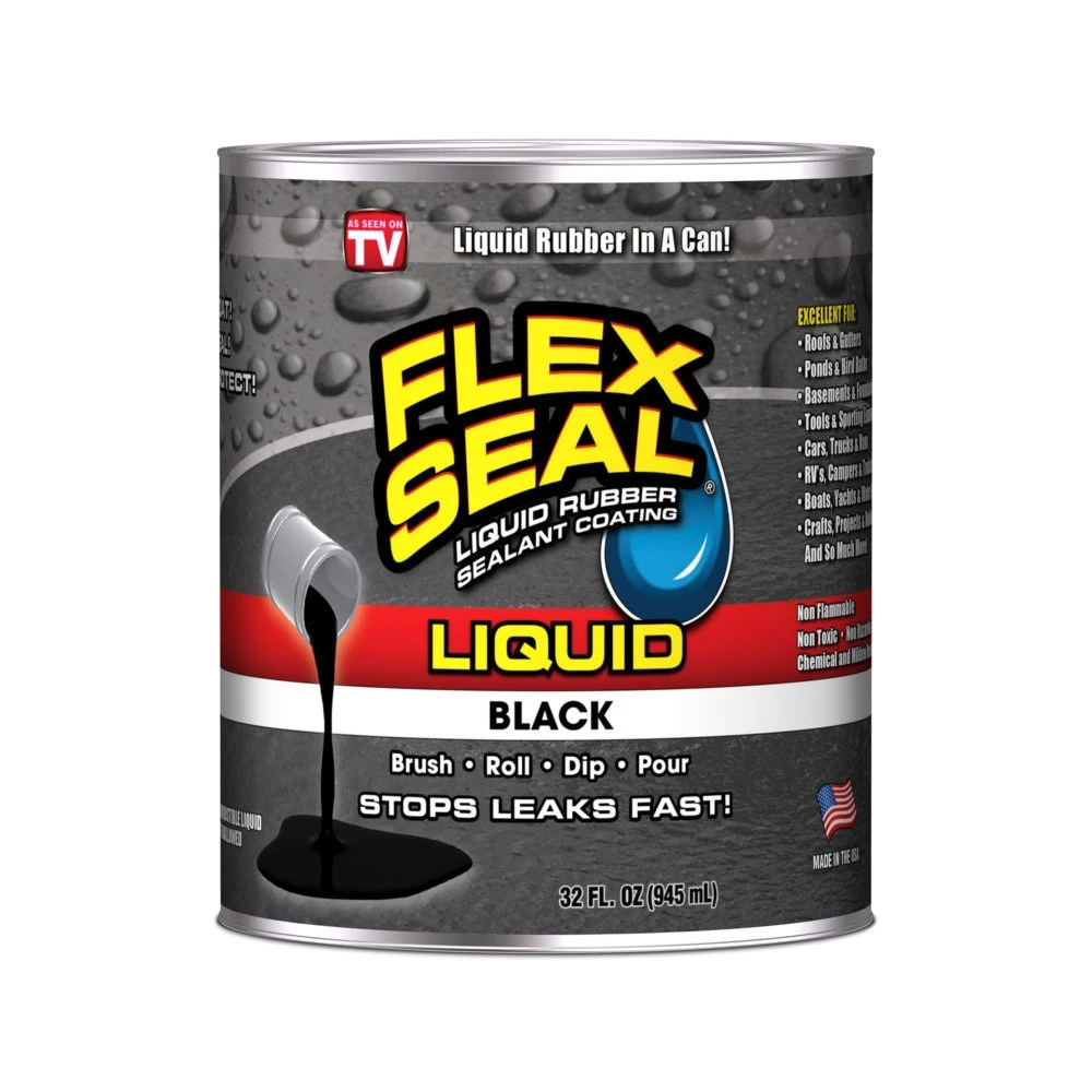 Flex Seal Liquid, Black - 32 oz 3 Flex Seal Liquid, Black - 32 oz