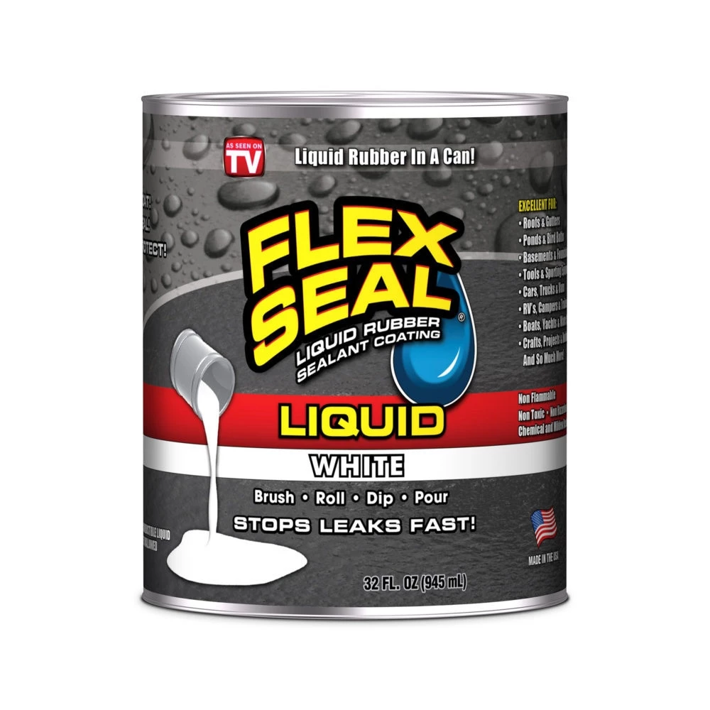Flex Seal Liquid, White - 32 oz 3 Flex Seal Liquid, White - 32 oz