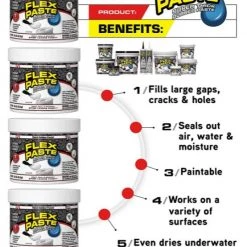 Flex Paste 1lb Jar -Home Improvement Sales Shop 47490038 3 1
