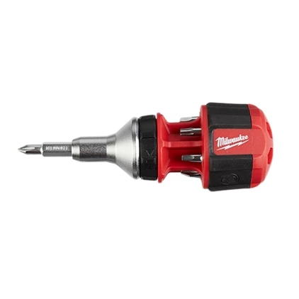 Milwaukee 8-in-1 Compact Ratcheting Multi-bit Driver 3 Milwaukee 8-in-1 Compact Ratcheting Multi-bit Driver