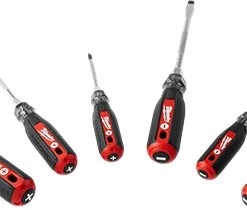 Milwaukee Cushion Grip Screwdriver Kit - 6 PC -Home Improvement Sales Shop 48 22 2886 2