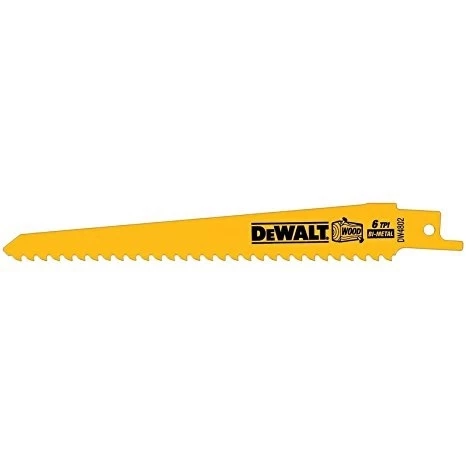DeWalt Wood Cutting Reciprocating Saw Blades 3 DeWalt Wood Cutting Reciprocating Saw Blades