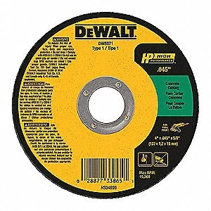 DeWalt HP Masonry Cutting Wheels Type 1 3 DeWalt HP Masonry Cutting Wheels Type 1