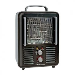 Comfort Zone Radiant Electric Wire Element Heavy Duty Fan-Forced Heater