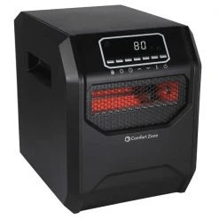 Comfort Zone 1500W Quartz Infrared Heater