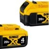 DeWalt DCB204-2 20V MAX* XR Lithium Ion 2 Pack -Home Improvement Sales Shop 488652