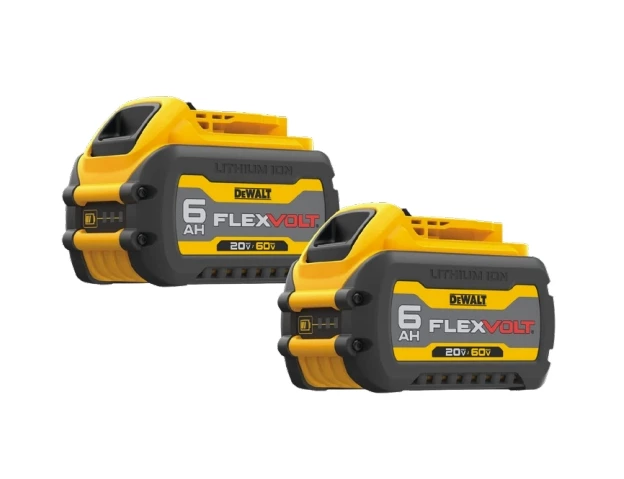 DeWalt 60 Volt 6 AH Flexvolt Batteries, 2 Pack 3 DeWalt 60 Volt 6 AH Flexvolt Batteries, 2 Pack