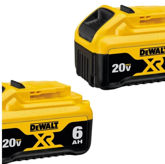 DeWalt DCB206-2 20V MAX* 6.0Ah XR Battery 2 Pack 3 DeWalt DCB206-2 20V MAX* 6.0Ah XR Battery 2 Pack