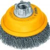 DeWalt 3" X 5/8"-11 HP .014 Carbon Crimp Wire Cup Brush -Home Improvement Sales Shop 488813 1