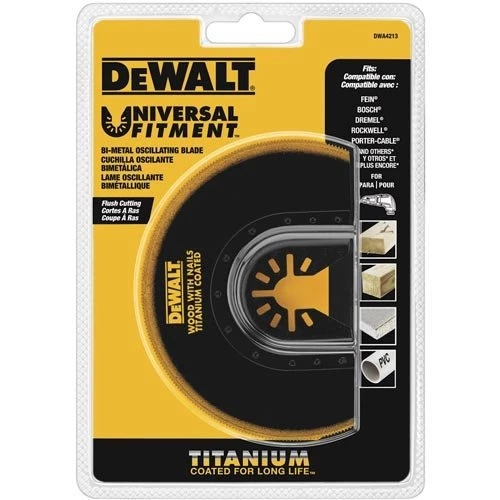DeWalt Titanium Oscillating Flush Cut Blade 3 DeWalt Titanium Oscillating Flush Cut Blade